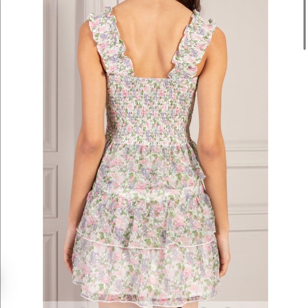 NWT $275 Senlis Floral Fruit Skirt Set Corinne Ruffle Mini Skirt + Audrey Top XS - Picture 8 of 15